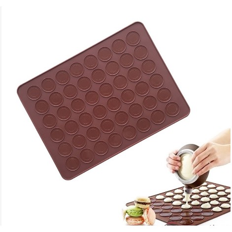 Tấm Lót Silicon Nướng Bánh Macaron 48 Vòng