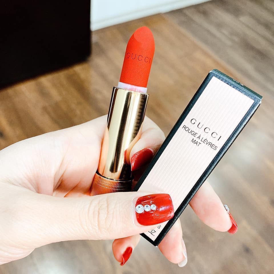 Son Lì Gucci Rouge À Lèvres Mat Màu 25 Goldie Red | BigBuy360 - bigbuy360.vn