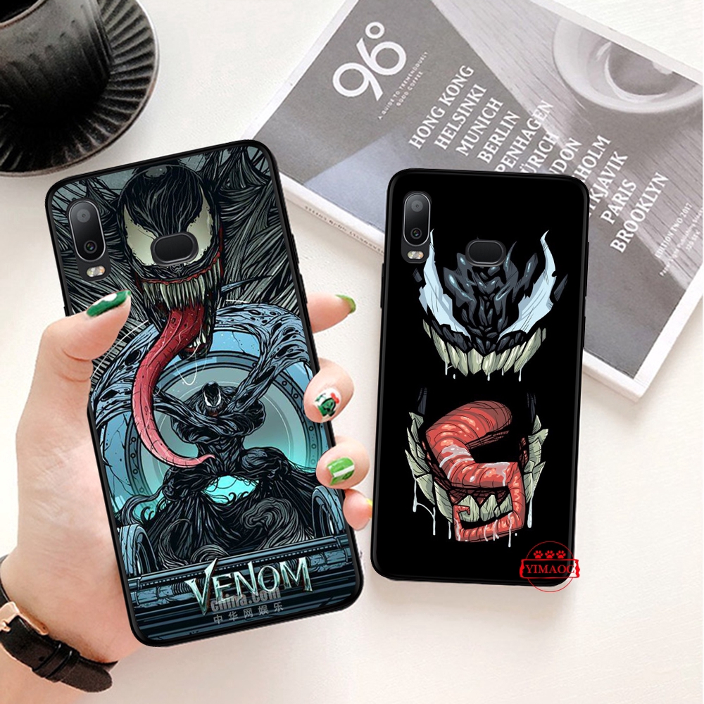 Ốp Lưng Mềm In Hình Nhân Vật Venom Marvel Cho Samsung S10e / S10 / S20 / Ultra / Note 8 / 9 / 10 Plus Lite