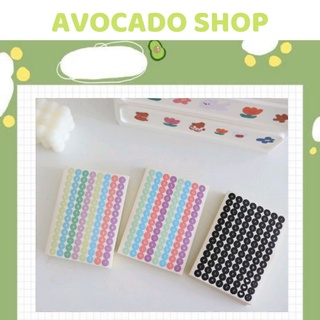 Sticker / nhãn dán / hình dán chữ cái pastel