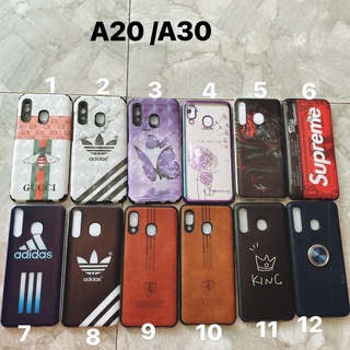 Ốp lưng Samsung A30 A20 M10s dẻo giả da, hình idm, hình 3d, đính đá