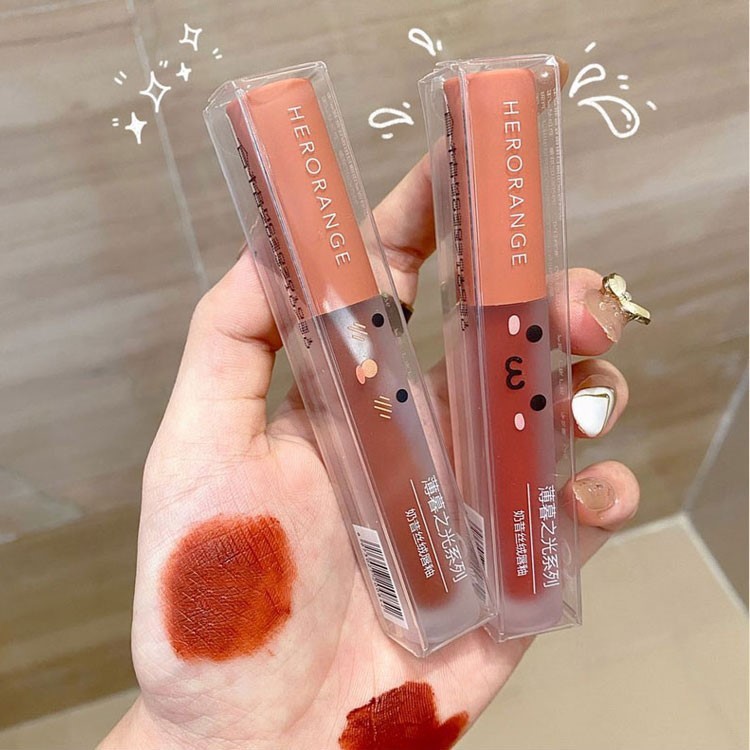 Son HERORANGE Son Kem Lì Chống Thấm Nước Trang Điểm Tiện Dụng | BigBuy360 - bigbuy360.vn