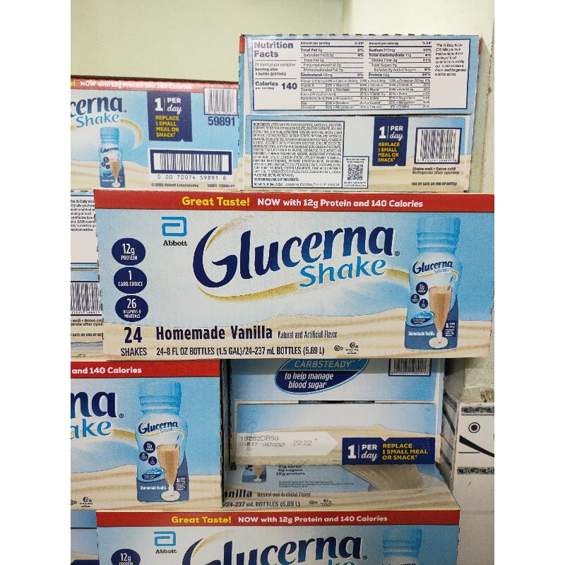 Sữa nước Glucena cho người tiểu đường mẫu mới