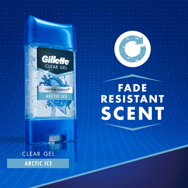 Gel khử mùi Gillette Artic Ice Clear Gel 107g