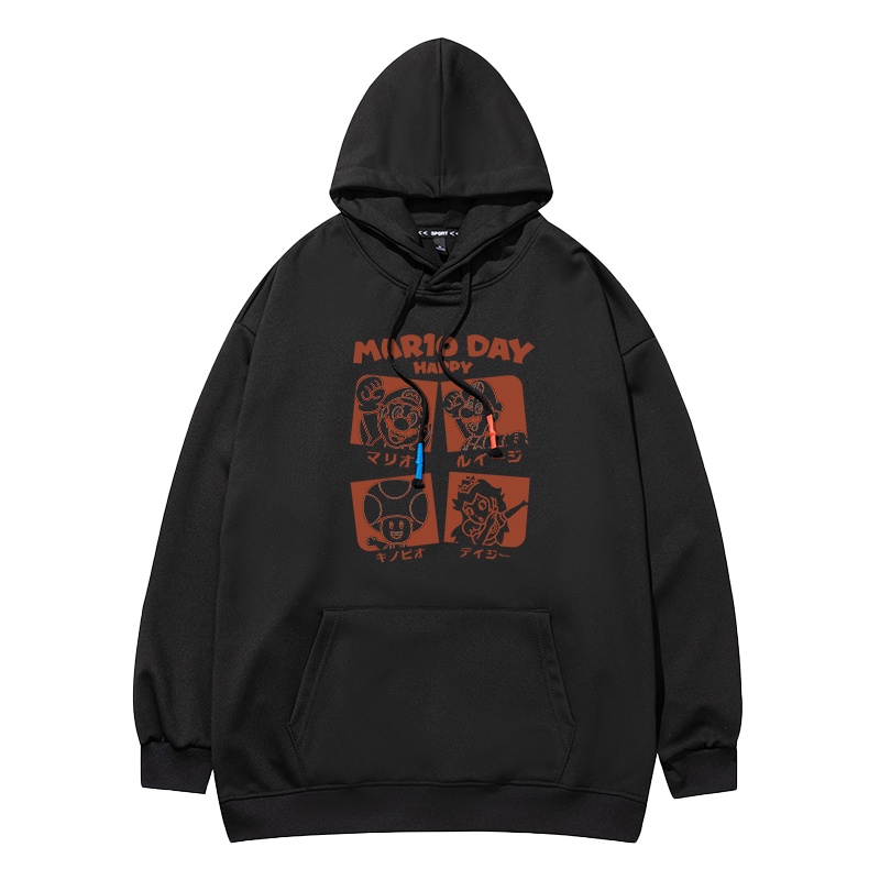 Áo sweater IFNICEFUTURE dài tay dáng rộng phong cách mùa xuân sành điệu cho nam nữ