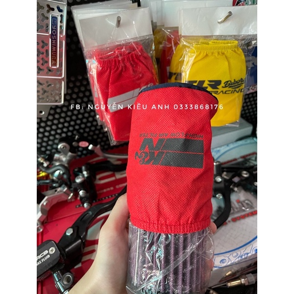 Áo mưa lọc gió trụ K&N, TLR các dòng xe