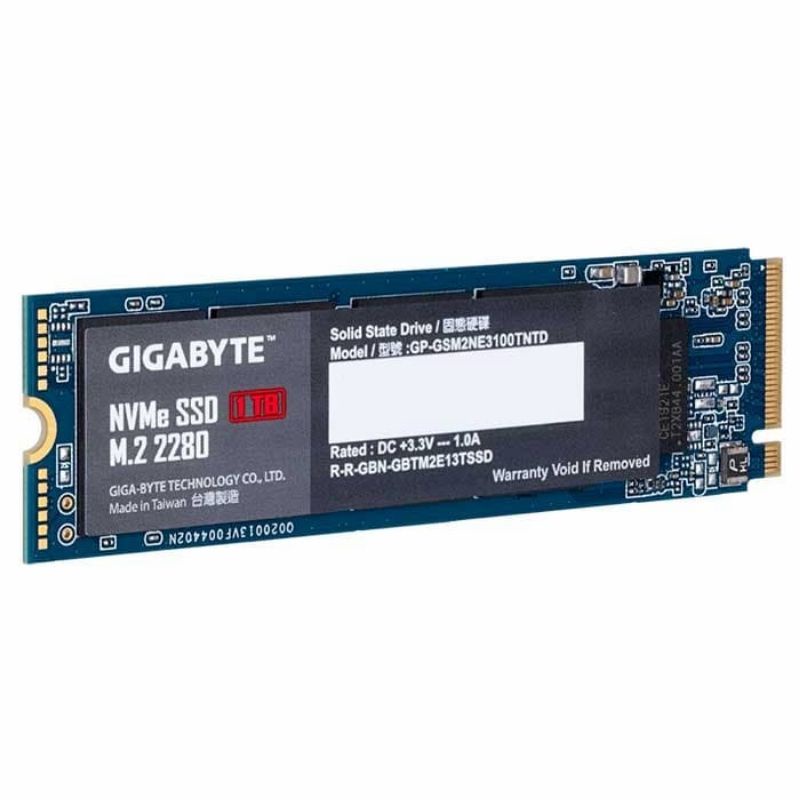 Ổ cứng SSD 1TB Gigabyte M.2 NVMe PCIe Gen3x4 (GP-GSM2NE3100TNTD) | WebRaoVat - webraovat.net.vn