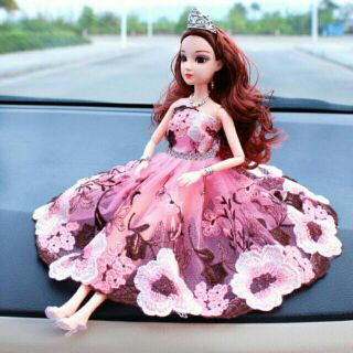 Búp bê 12 khớp váy hoa thêu