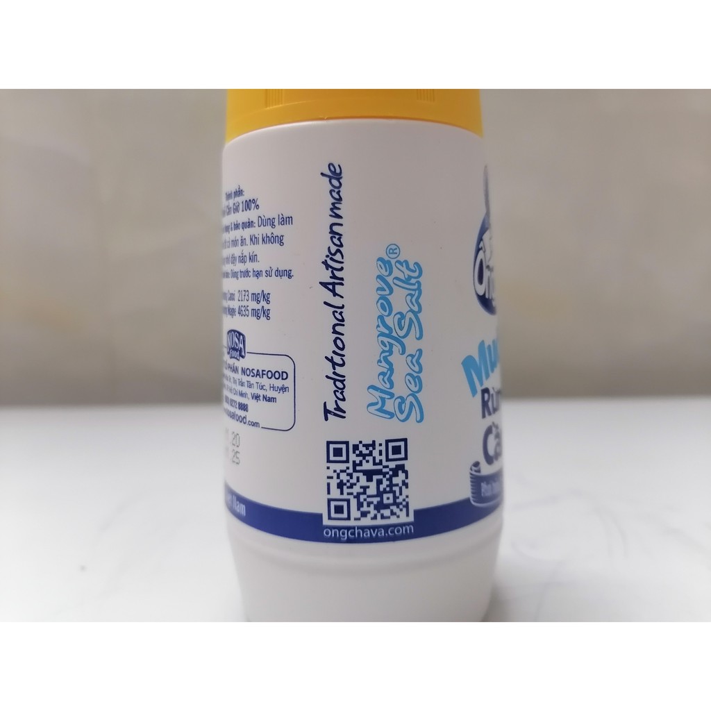 [Lọ 200g] Muối hầm Rừng Sác Cần Giờ Ông Chà Và [VN] NOSAFOOD Mangrove Sea Salt (nosa-hk)