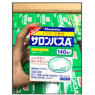 Miếng dán giảm đau nhanh Salonpas Hisamitsu140 miếng Nhật Bản