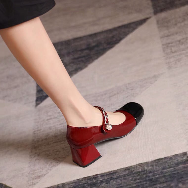 Giày Mary Janes Size 31 32 33 Phong Cách Retro Pháp Thời Trang Xuân Thu 2022