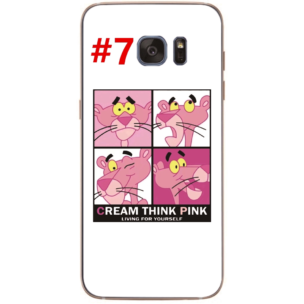 Ốp lưng TPU hình báo hồng Pink Panther cho Samsung Galaxy Note5/Note 4/S6/S7 Edge