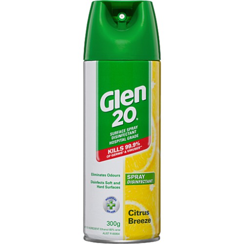 Bình Xịt Diệt Khuẩn và Virus Dettol Glen 20 Spray Disinfectant 300g | BigBuy360 - bigbuy360.vn