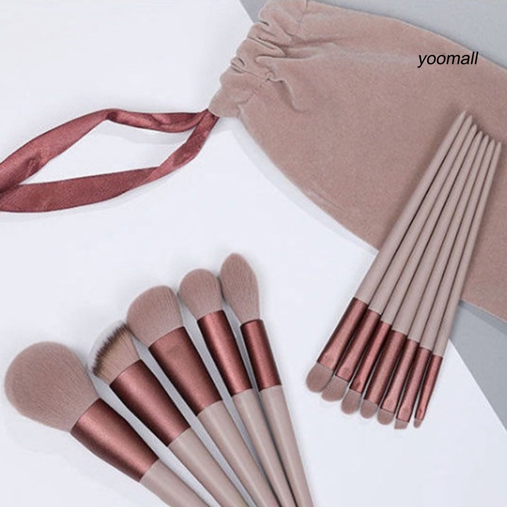 [Hàng mới về] Set 13 cọ trang điểm lông mịn khô nhanh an toàn