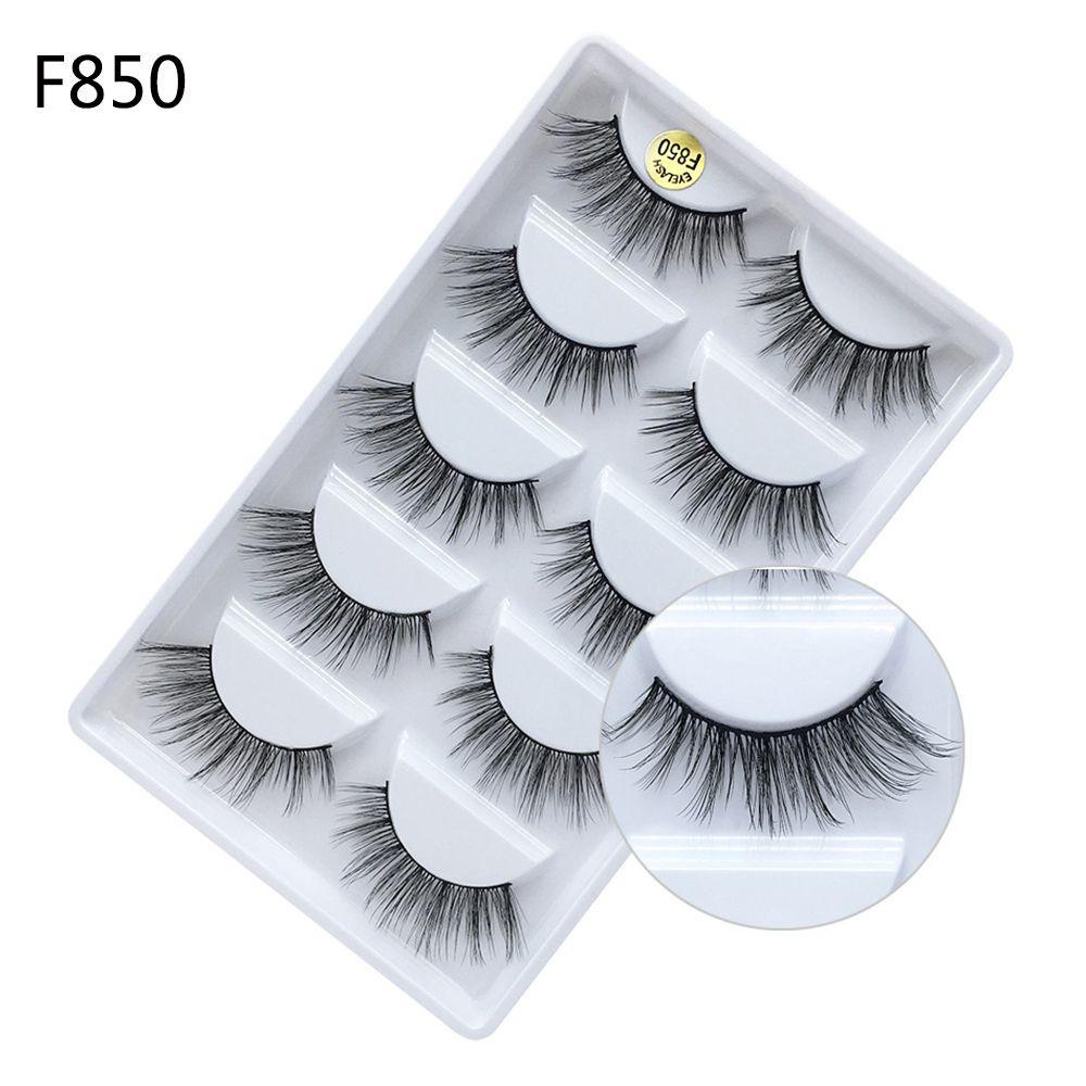 Lông Mi Giả Nhiều Lớp Bằng Lông Chồn 3D Tự Nhiên Tái Sử Dụng Linh Hoạt