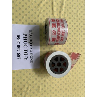 CUỘN RÀO CẢNH BÁO CHO CÔNG TRÌNH  2 MẶT