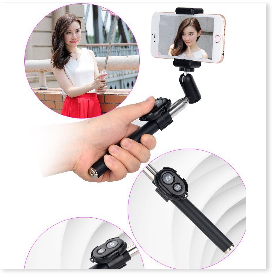 Gậy tự sướng  💯GIÁ VỐN  Gậy tự sướng có 3 chân, remote , đầu xoay tiên lợi, thiết kế nhỏ gọn, tiện dụng 7907 | BigBuy360 - bigbuy360.vn