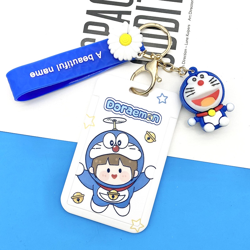 Dây Đeo Điện Thoại/Thẻ id/Thẻ Hoạt Hình Doraemon Cho Học Sinh
