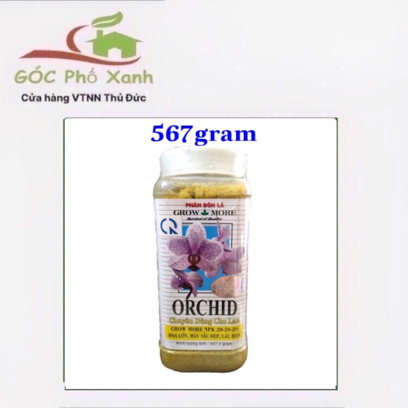 Phân bón lá 20-20-20 ORCHID Growmore chuyên dùng cho lan 567gram
