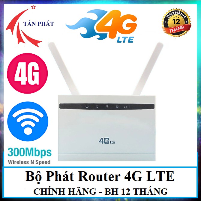 Bộ Phát WIFI 4G / 3G LTE - CP101 MIXIE - 3 Cổng LAN, 1 WAN, 4 ANTEN  TENDA 4G03, Xe Khách, Lắp Camera HUAWEI | BigBuy360 - bigbuy360.vn