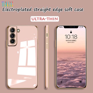 Ốp Điện Thoại Silicon Hình Vuông Mạ Màu Cho Samsung Galaxy S20 Note 20 Ultra Note 10 S10 Plus Note 10 S10 Lite J7 Prime
