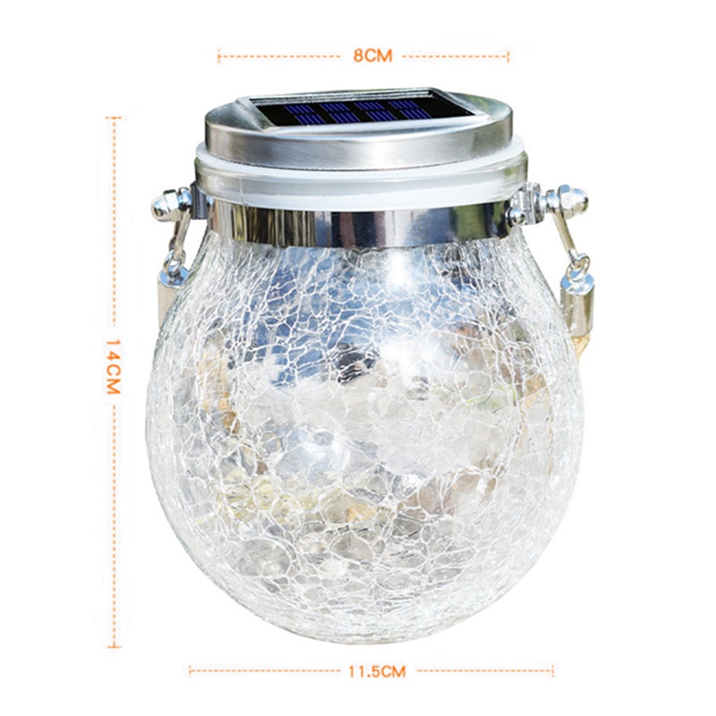 Đèn Led 20 Bóng Treo Trang Trí Sân Vườn Sử Dụng Năng Lượng Mặt Trời