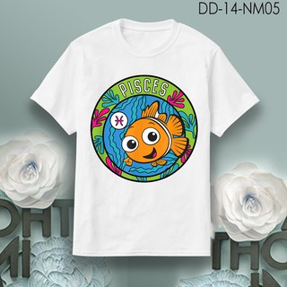 Áo Thun Cá Nemo ( Có Size Trẻ Em ) Disney PIXAR Finding Nemo Zodiac Pisces
