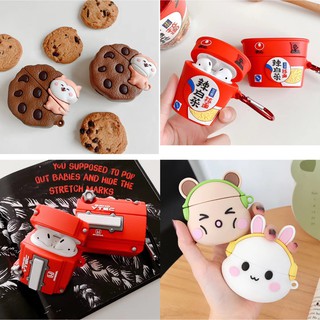 Case Airpods 1/2/Pro Động cơ nước Evian Cookie sóc