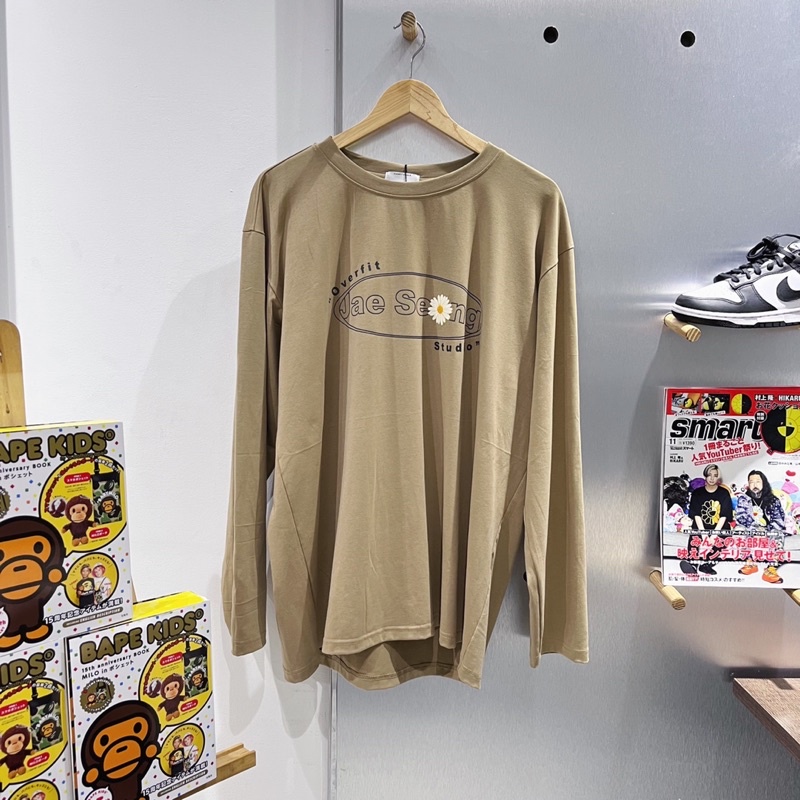 Áo Thun Tay Dài - Thương Hiệu JaeSeong - Hoạ Tiết Bông Hoa Cúc Hoạ Mi - DAISY LONGSLEEVE