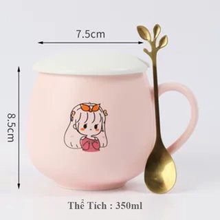 Ly Sứ Cao Cấp Cực Dễ Thương 350ml