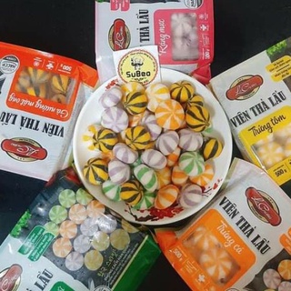 500g bánh bao thả lẩu Lacusina Mix thập cẩm /100g