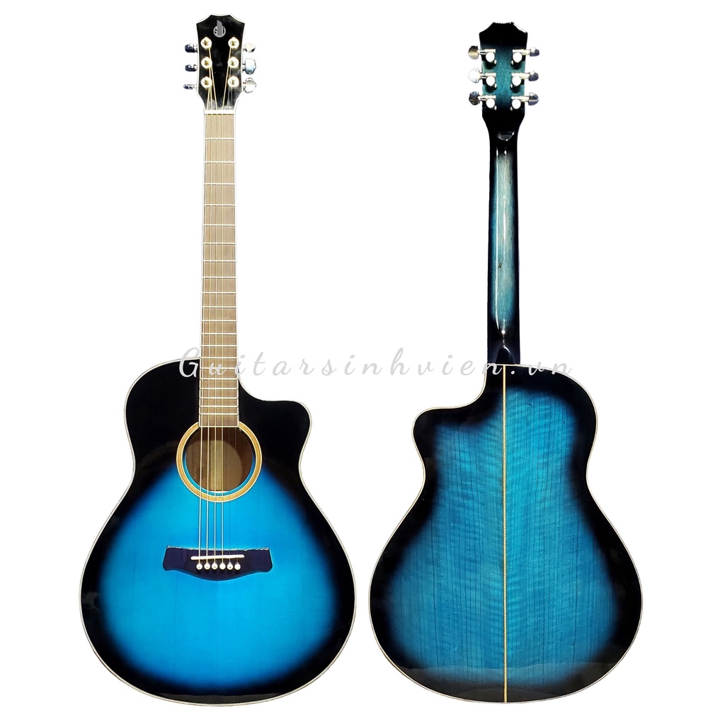 Đàn Guitar Acoustic Gỗ Còng Cườm Sơn Sunbrush Cao Cấp, Tặng Kèm Full Phụ kiện