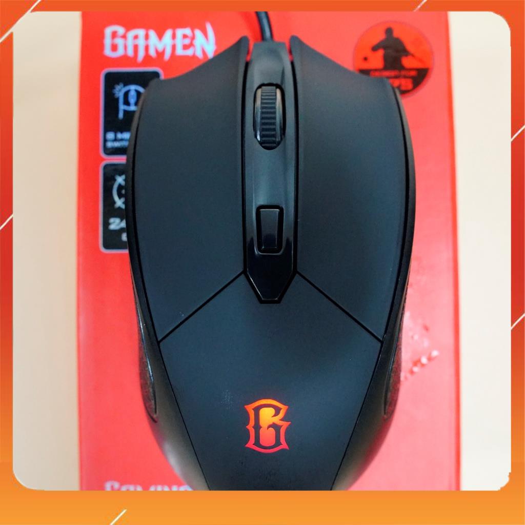 Chuột Gaming GM100,có dây ,chạy mượt, nhấp nhạy,thiết kế ôm tay giúp sử dụng linh hoạt