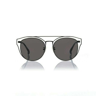 Mắt kính thời trang FLorence (matte black metal with smog grey lens)