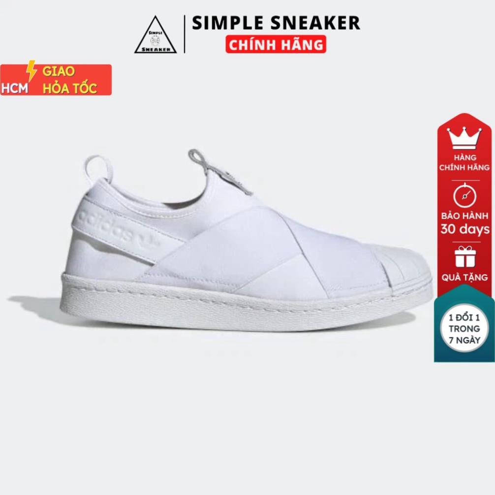 🐱 Giày Super Star 🔴FREESHIP🔴Adidas Superstar Slip On Chính Hãng- Giày Thể Thao Nữ Adidas Chuẩn Auth [S81338]