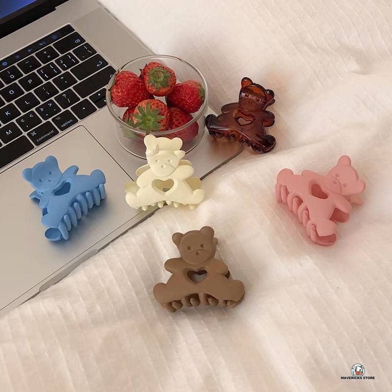 Kẹp Tóc Hình Chú Gấu Đáng Yêu Cho Nữ