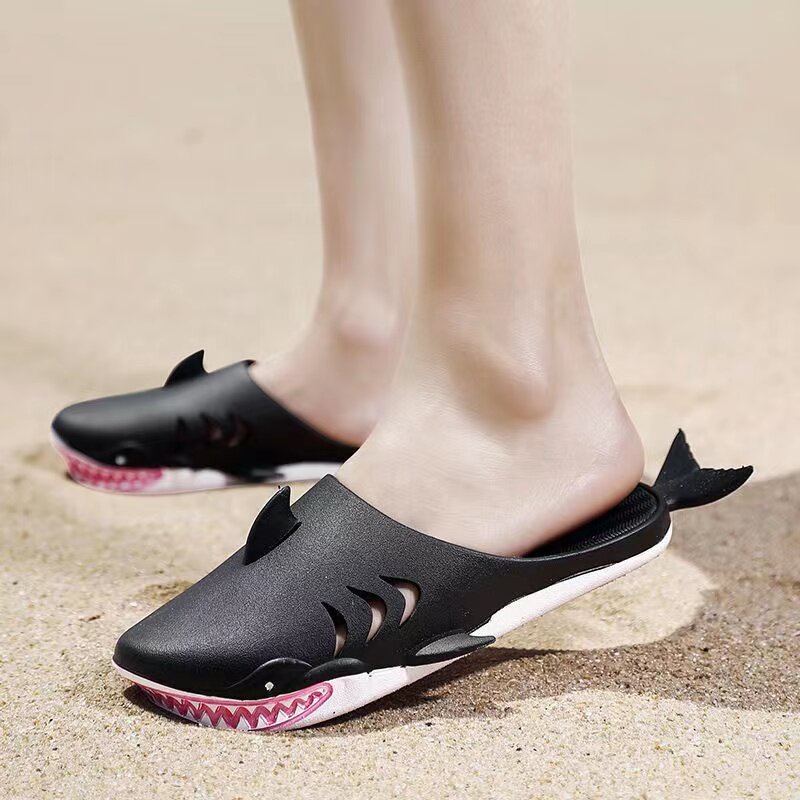Dép Sandal bou277 Chống Trượt In Họa Tiết Hoạt Hình Dễ Thương Thời Trang Mùa Hè Cho Nam