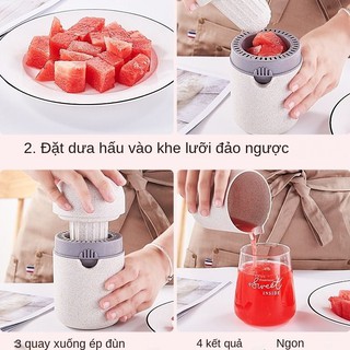 máy ép trái cây mini ba màu dễ thương cam, chanh, bưởi, sydney, dâu, dưa hấu