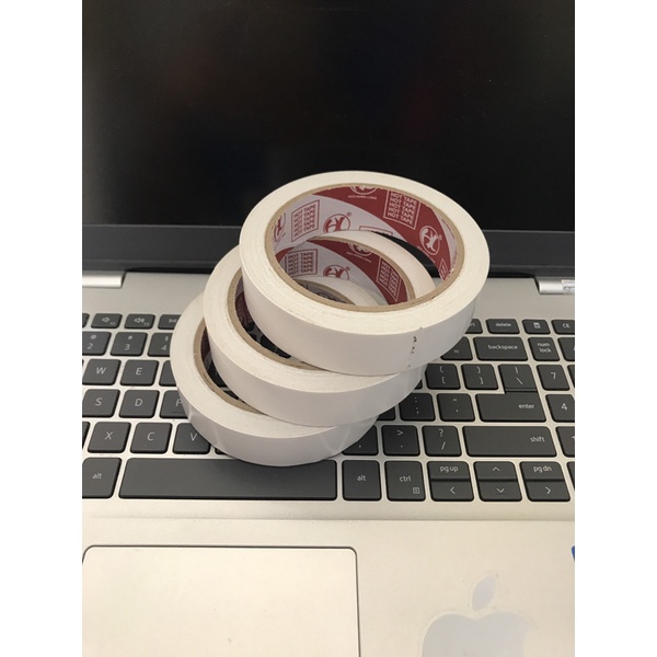 Băng keo 2 mặt dính trong suốt dán giấy 1.2cm, 2.4cm, 4.8cm SUKADO BK2M01