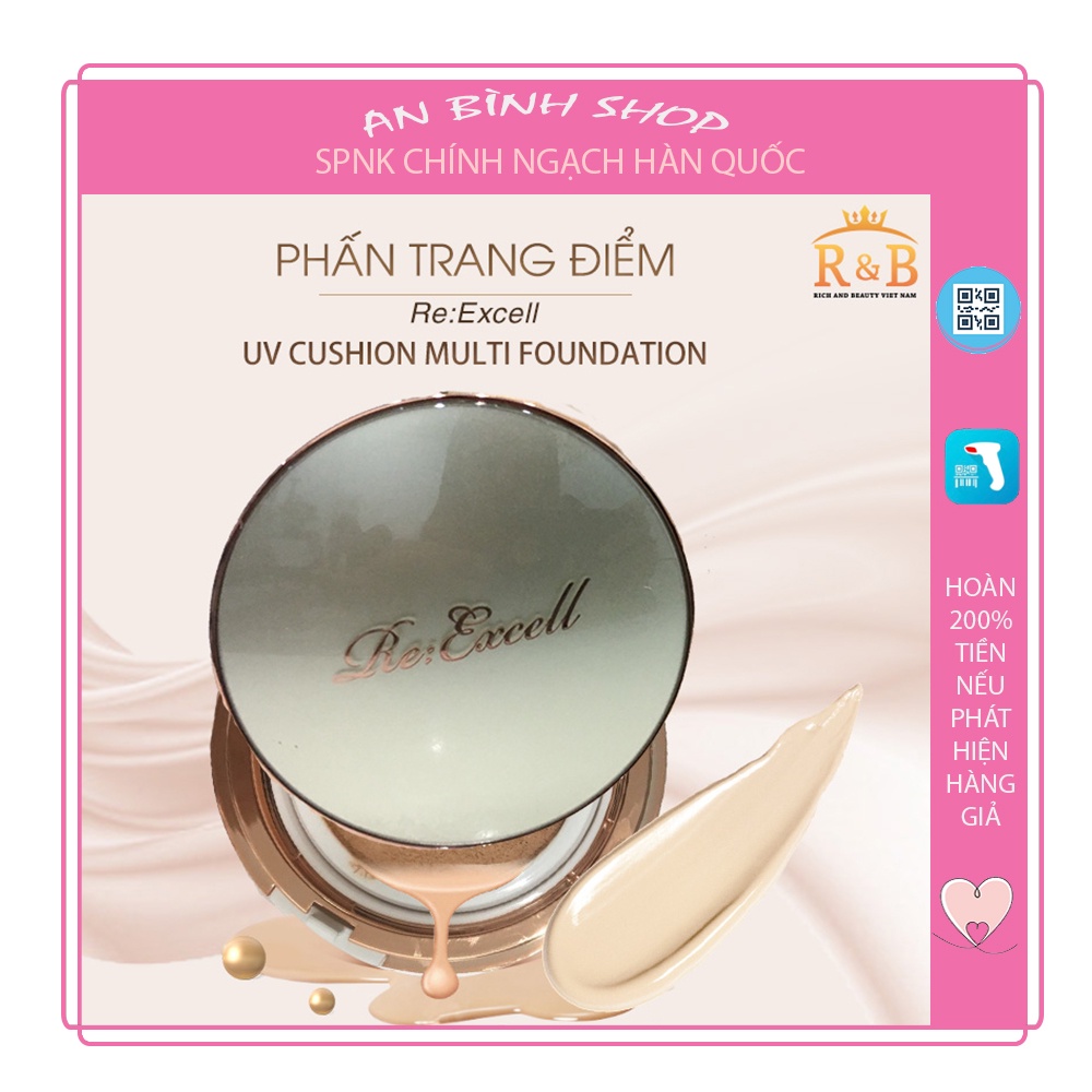 Phấn trang điểm Re:Excell UV Cushion Multi Foundation | BigBuy360 - bigbuy360.vn