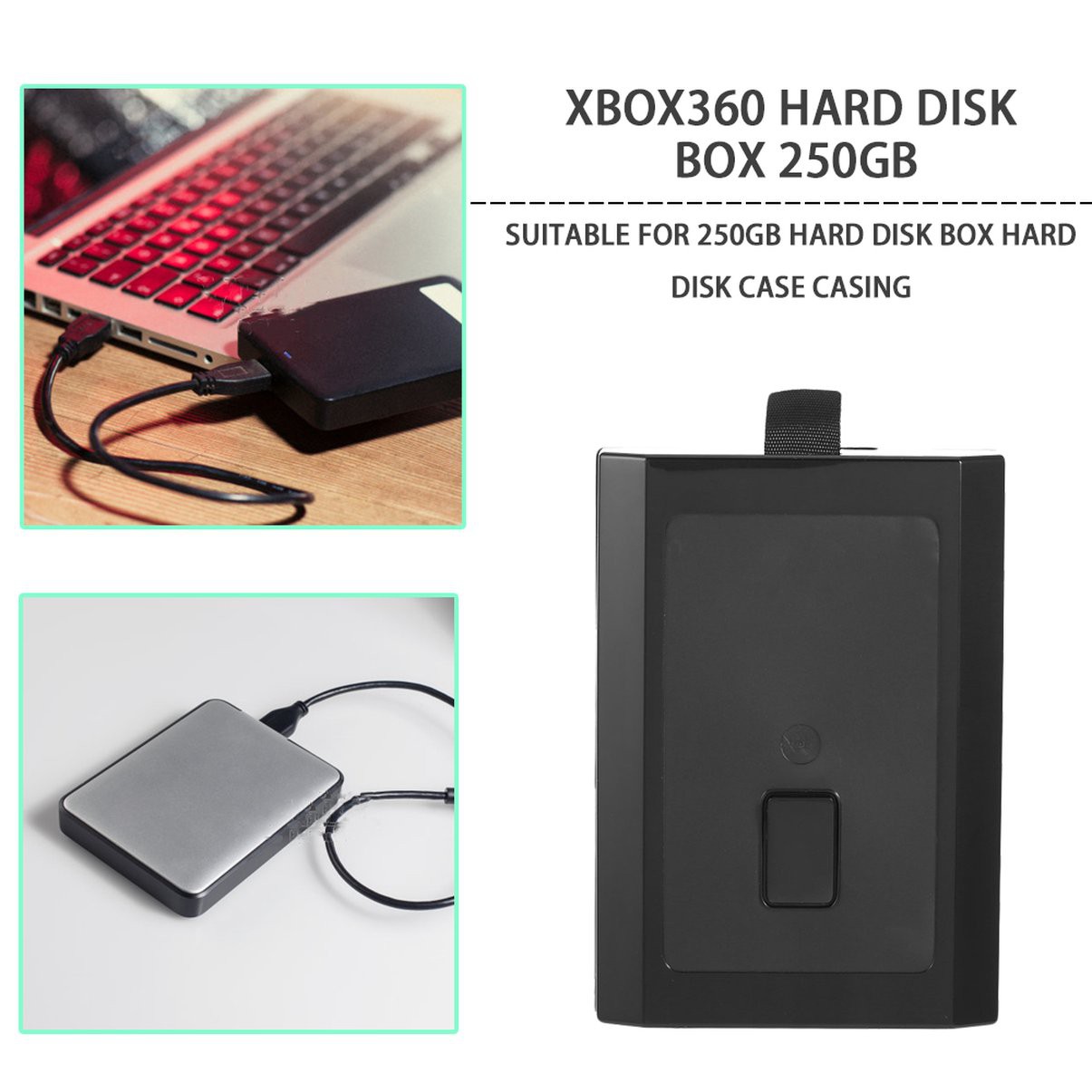 Hộp Đựng Ổ Cứng Hdd 250gb Cho Xbox 360 | BigBuy360 - bigbuy360.vn