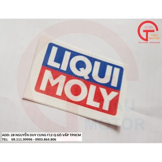 NEW - TEM LỚN CHỮ LIQUI MOLY DÁN CHO XE MÁY MỌI VỊ TRÍ