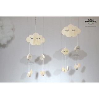 DREAM CATCHER HÌNH ĐÁM MÂY BẰNG GỖ