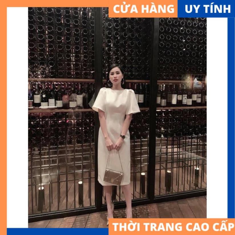 Đầm dự tiệc dáng dài tay loe hàng thiết kế kèm ảnh thật [HÀNG CAO CẤP]