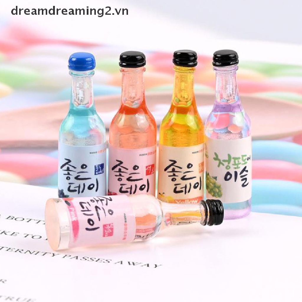 Bộ 10 Bình Nước mini Tự Làm Trang Trí Nhà Búp Bê