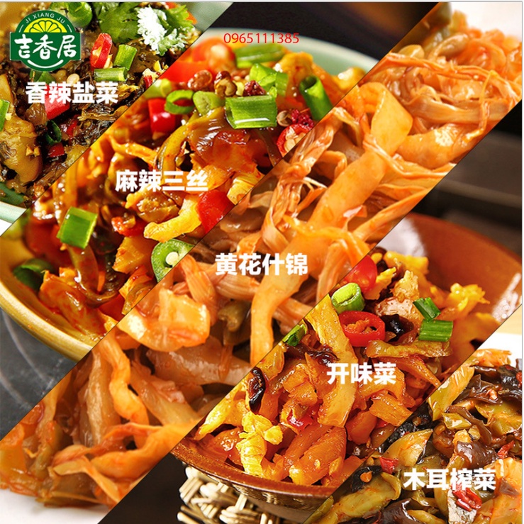Cải Giòn Tứ Xuyên Đủ 11 vị