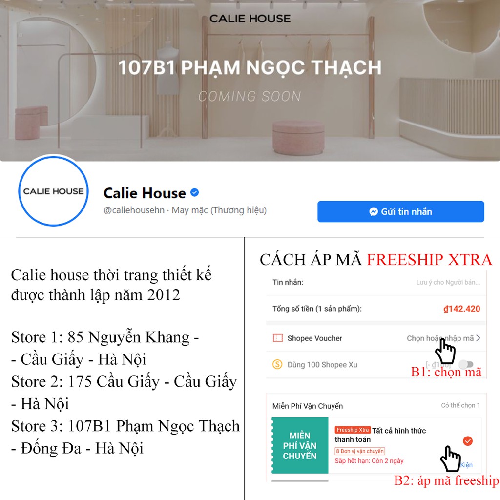 Áo sơ mi thô hàn nữ cổ đức dài tay dáng basic form rộng thanh lịch thời trang công sở Calie House A121 | BigBuy360 - bigbuy360.vn