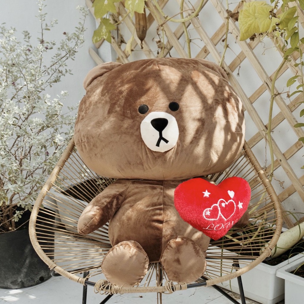 Gấu brown tình yêu, gấu bông quà tặng đáng yêu - Gấu Xinh -G87