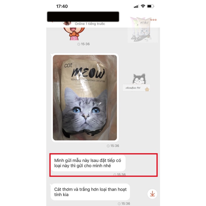 cát vệ sinh cat meow 8l và cát gerry siêu vón cục và thơm cafe