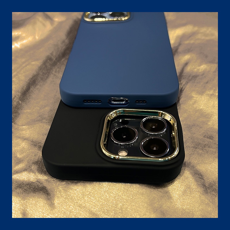 Ốp Điện Thoại Silicon Mạ Điện Màu Trơn Chống Rơi Cho iPhone 13 Pro 12 Pro max iPhone 11 Pro xs max xr x/xs 7 8 Plus